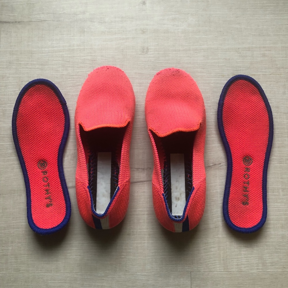 Rothy's Flamingo Pink Loafer Size 11